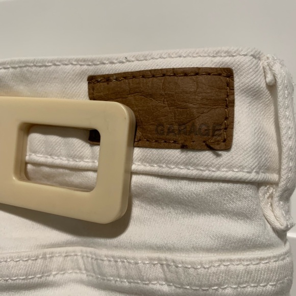 Garage white jeggings size 9 with stretch, high waisted, perfect for beachwear - Picture 7 of 10